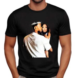 Kendrick Lamar Holding Sza Angelic Style Crown Of Thorns T Shirt