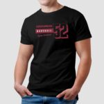 Tyler Holland Baseball Arkansas Black Graphic T Shirt