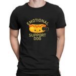 Hot Dog Emotional Support Dog You Can Do It T Shirt