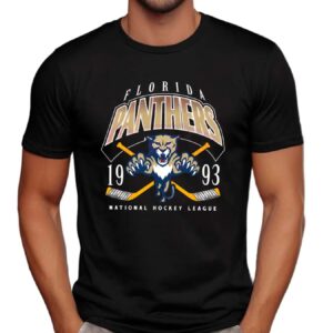 Florida Panthers Hockey Locker Room Retro 1993 T Shirt