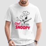 Jeremy Allen White Wearing Chef Snoopy T Shirt