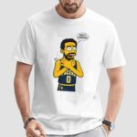 Indiana Pacers Tyrese Haliburton Who's Choking Meme Cartoon T Shirt