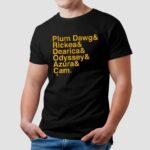 Los Angeles WBB Ampersand Stars 2025 Players Name T Shirt