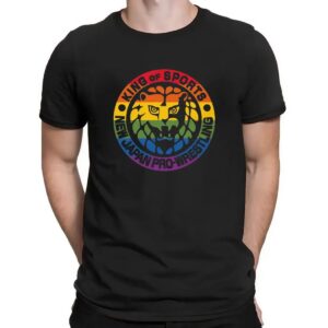 King Of Sports New Japan Pro-wrestling Lion Mark Pride T Shirt