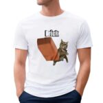 Cat throwing brick shirt