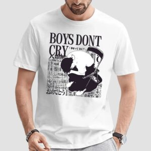 Neon Genesis Evangelion Shinji Ikari Boys Don't Cry T Shirt