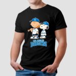 Snoopy Charlie Brown Dodgers Peanuts Style T Shirt