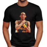 Reggie Miller Indiana Pacers Choke Sign Knicks Spike Lee T Shirt