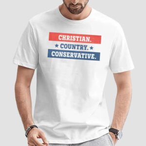 Patriotic Christian Country Conservative Proud Americans T Shirt