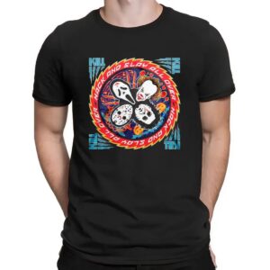 Kiss Of Death Hack And Slay All Over Horror Movie Turbo T Shirt