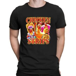 Chicken Strips Collage T Shirt