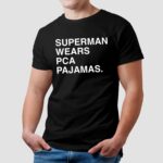 Chicago Cubs Superman Wears Pca Pajamas T Shirt