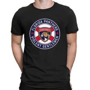 Florida Panthers Violent Gentlement VGHC Circle Logo T Shirt