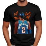 SGA Shai Gilgeous-alexander 2 OKC Thunder Finals MVP NBA Champions 2025 Behind T Shirt