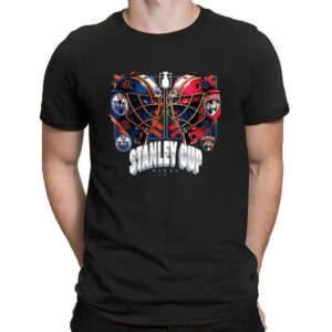Florida Panthers Vs Edmonton Oilers 2025 Stanley Cup Final Dueling Helmets T Shirt