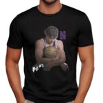 Brooks Barnhizer Northwestern Wildcats Portrait T Shirt