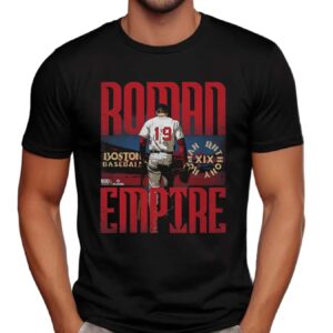 Roman Anthony Boston Baseball Roman Empire Stadium Graphic T Shirt