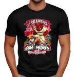Arkansas Razorbacks Omahogs Hog Win College World Series Mascot T Shirt