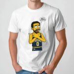 Indiana Pacers Tyrese Haliburton Who's Choking Meme Cartoon T Shirt