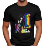 Elvira Mistress of the Dark happy pride rainbow t shirt
