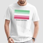 Rainbow Trout Fish Pride Flag T Shirt