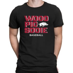 Wehiwa Aloy Arkansas Razorbacks Woo Pig Sooie Baseball T Shirt