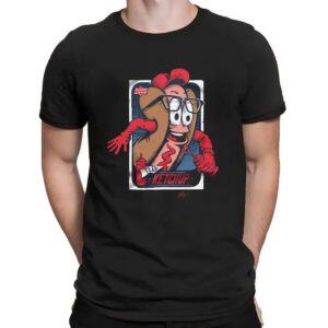 Cleveland Team Ketchup Hotdog T Shirt