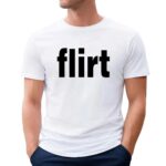 Chicken s Date Amelia Dimoldenberg wearing flirt t shirt