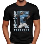Carolina Baseball Boston Flannery 17 UNC Illustrated T Shirt