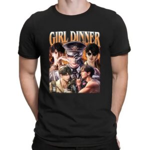 Girl Dinner Caleb Love and Deepspace Otome Game T Shirt