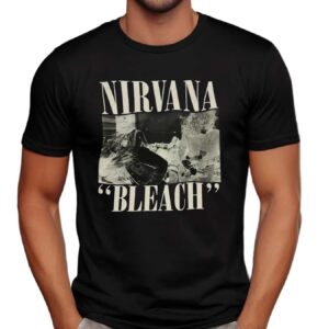 Ian Fidance Wearing Nirvana Bleach T Shirt