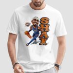 SGA Shai Gilgeous-Alexander Caricature Thunder The 2025 NBA Finals MVP T Shirt