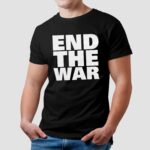 End the War Bold Protest Graphic T Shirt