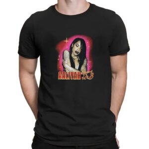 Aaliyah Princess Of R&B Graphic Portrait T Shirt