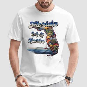 Florida Gulf Of America Map T Shirt