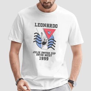 Leonardo julie dwyer cup swim meet 1999 t shirt
