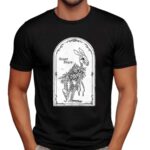 Skeleton bunny Inner Peace t shirt