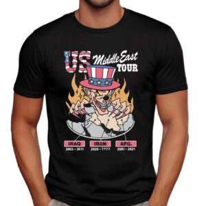 US Middle East Tour Iraq IRan Afg T Shirt