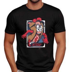 Cleveland Team Ketchup Hotdog T Shirt