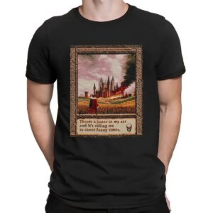 There Is A Jester In My Ear And It's Telling Me To Cause Funny Times Art T Shirt