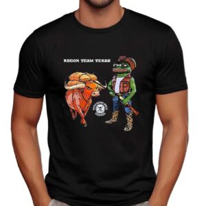Stocking Mill Coffee Recon Team Texas Pepe The Frog Cowboy T Shirt