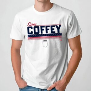 Sam Coffey Stripe USWNTPA T Shirt