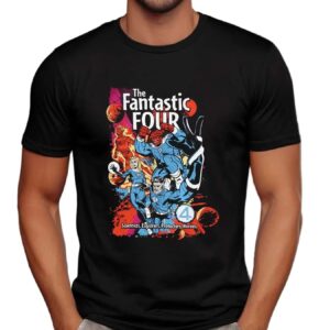 Marvel The Fantastic Four Scientists Explorers Protectors Heroes Comic Book T Shirt
