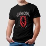 Jurassic Park Life Finds A Way Red Dinosaur T Shirt