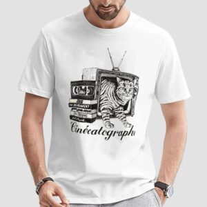 Cinématographe See You At The Meowvies Tv Cat T Shirt