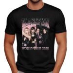 Black Pink World Tour 2025 Concert Jisoo Jennie Lisa Rose Blink Bootleg T Shirt