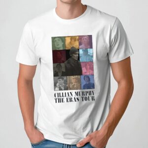 Cillian Murphy Iconic Movie Moments Eras Tour Parody T Shirt