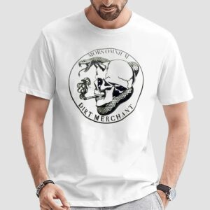 Skull Snake Mors Omnium Dirt Merchant T Shirt