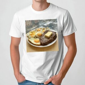 Steak Eggs And Butter Photo T Shirt