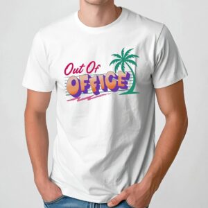 Out Of Office Tropical Palm Tree Summer Vibe T Shirt